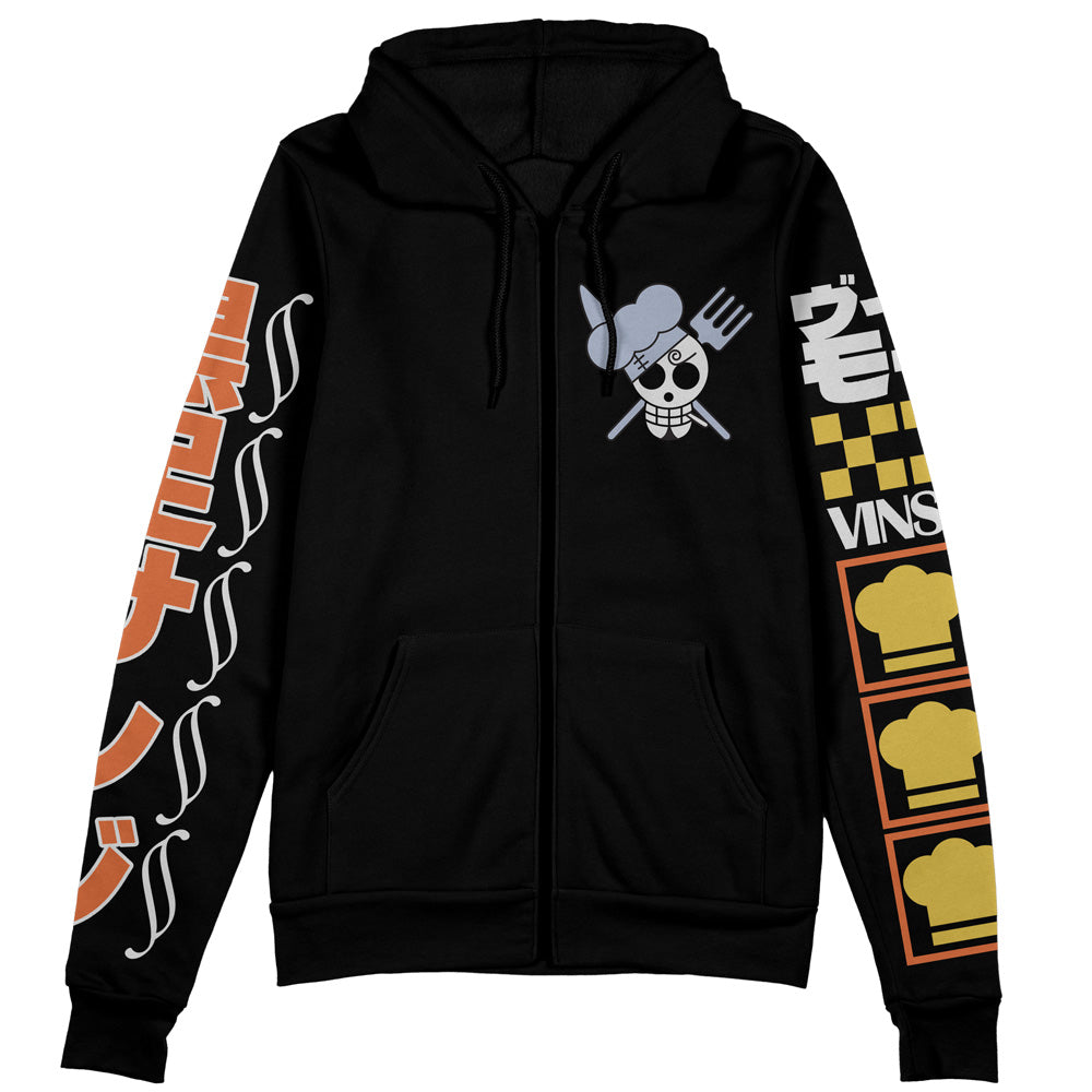 Morukai "Vinsmoke Sanji One Piece Streetwear Zip Hoodie Jacket