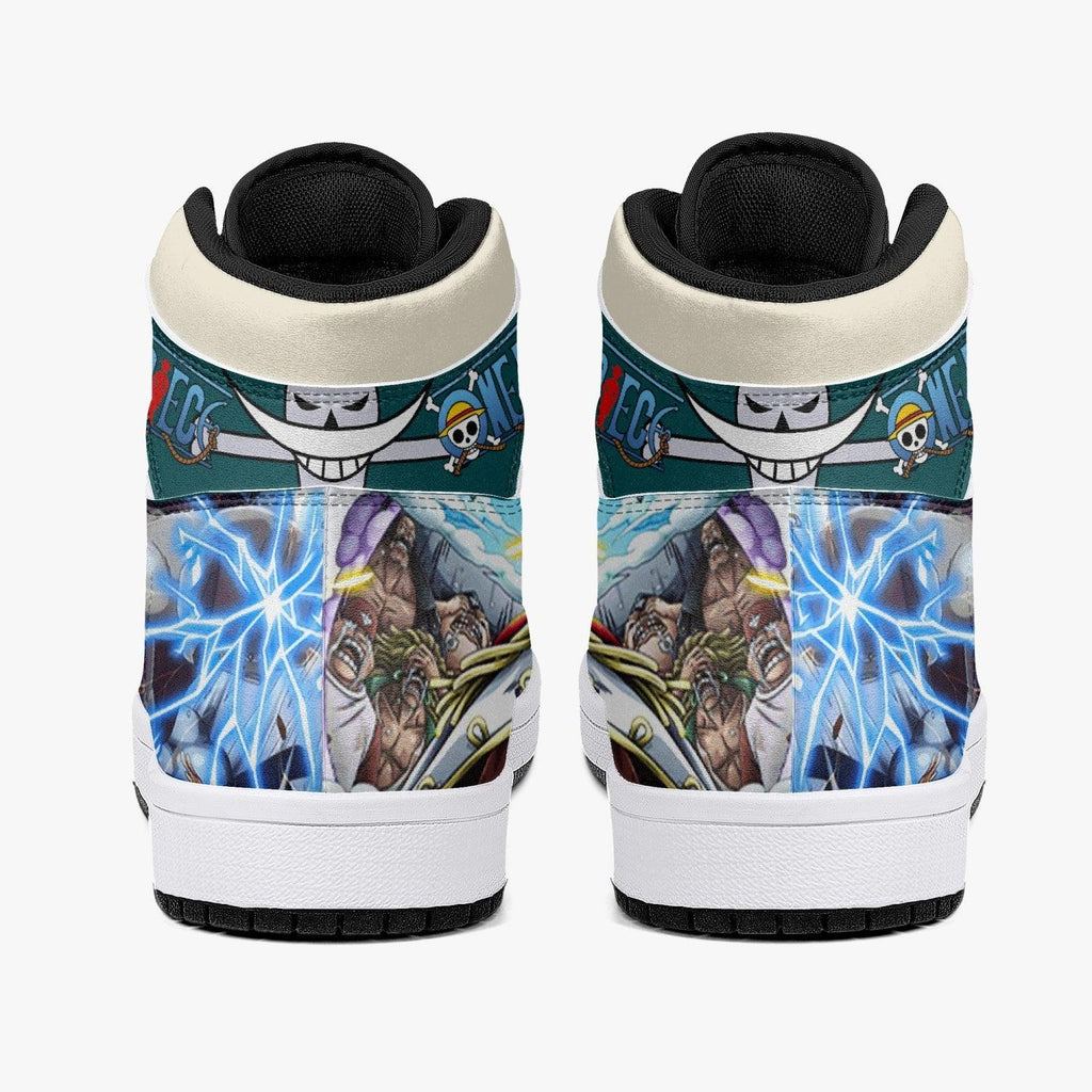 Morukai "Whitebeard Marineford One Piece Mid 1 Basketball Shoes