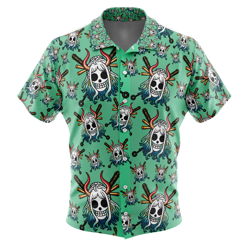 Morukai "Yamato Jolly Roger" One Piece Hawaiian Shirt