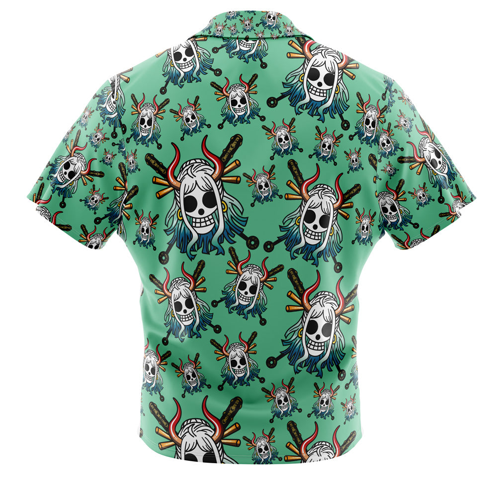 Morukai "Yamato Jolly Roger" One Piece Hawaiian Shirt