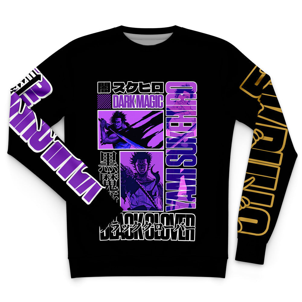 Morukai "Yami Sukehiro Black Clover Streetwear Sweatshirt