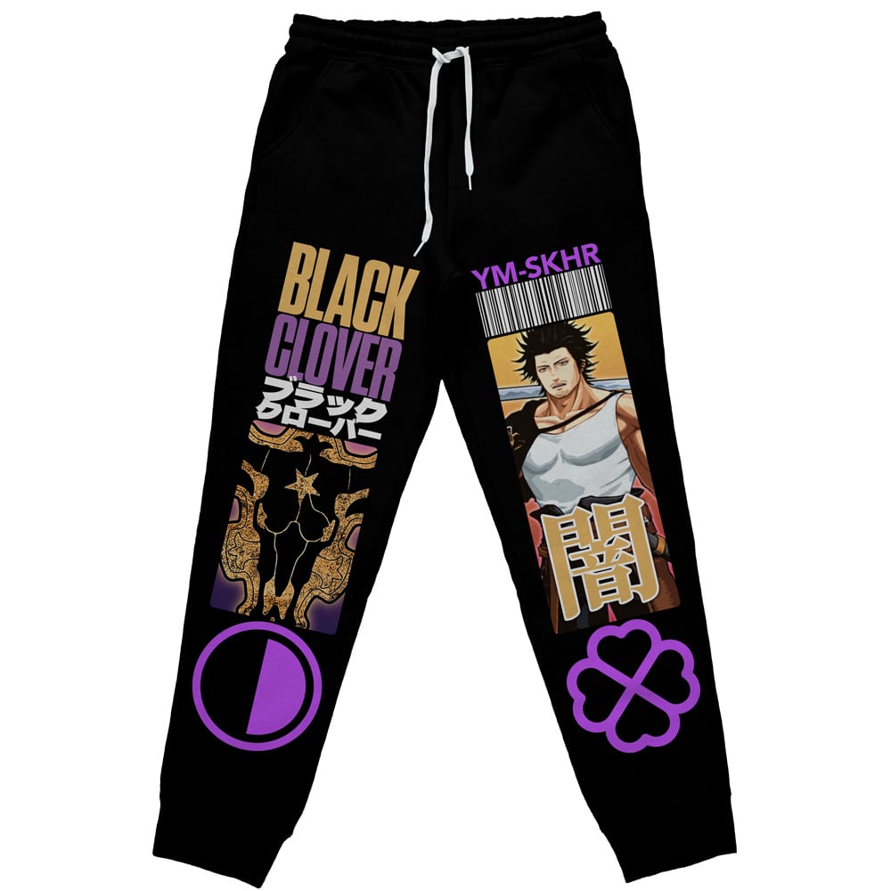 Morukai "Yami Sukehiro V2 Black Clover Streetwear Sweatpants