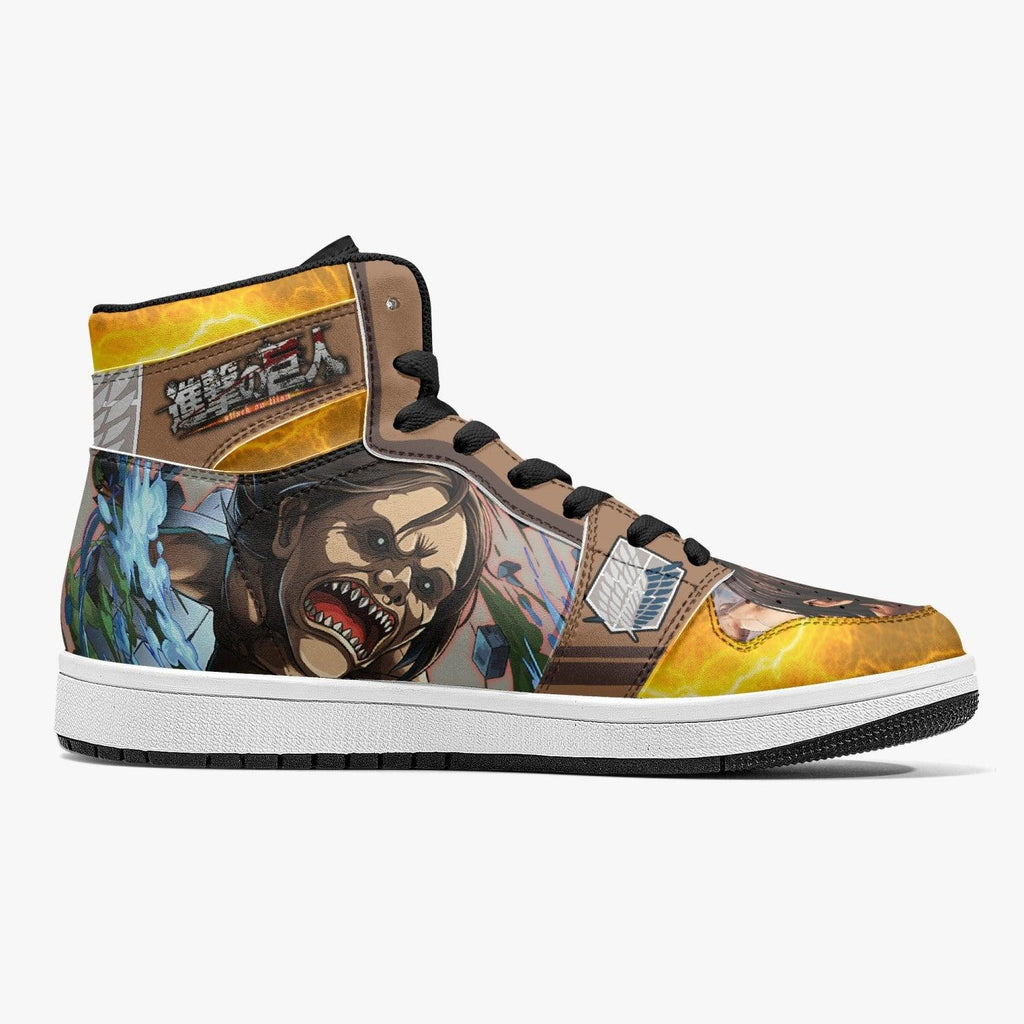 Morukai "Ymir Jaw Titan Shingeki no Kyojin Mid 1 Basketball Shoes