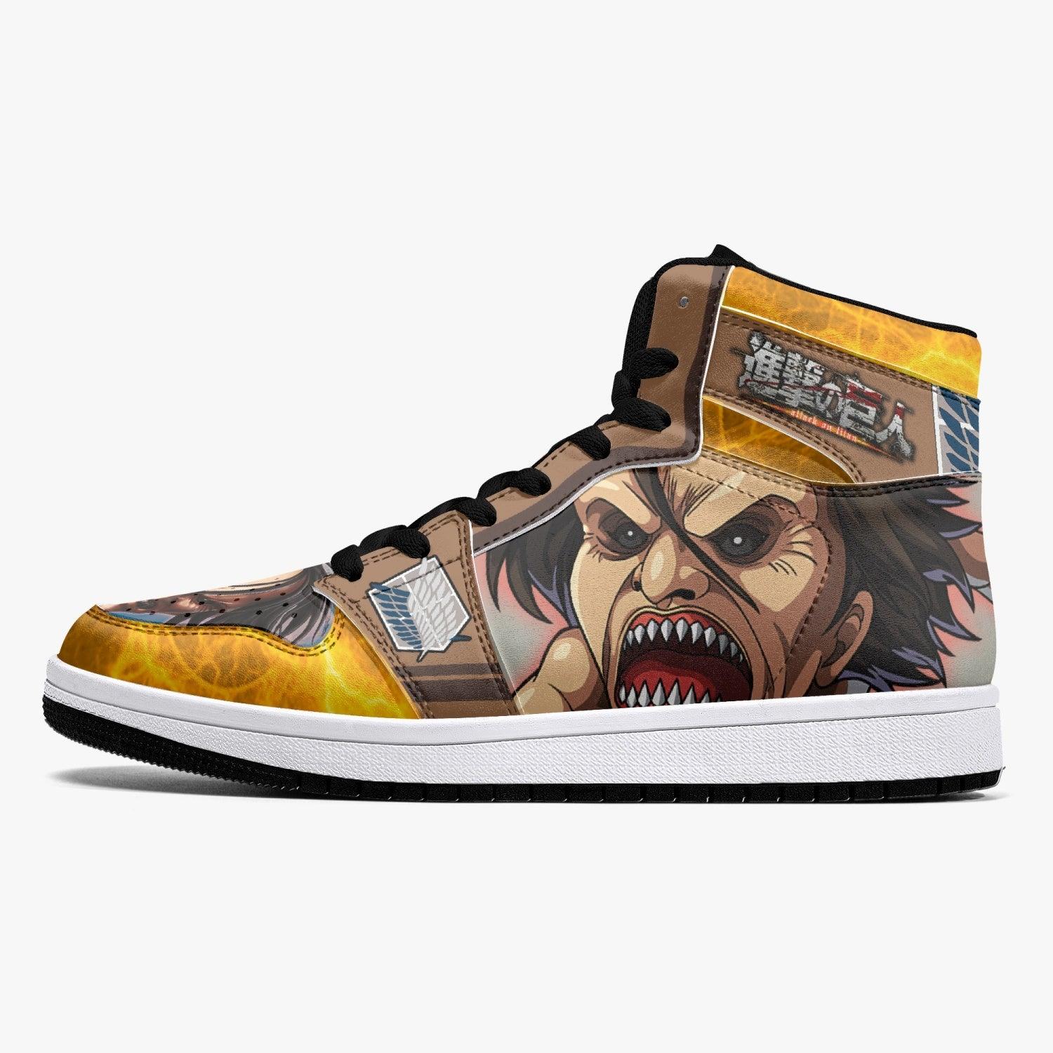 Morukai "Ymir Jaw Titan Shingeki no Kyojin Mid 1 Basketball Shoes