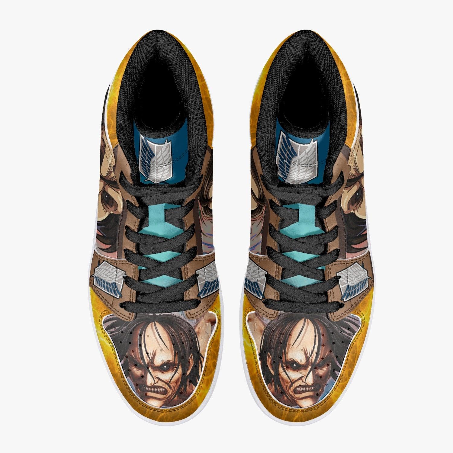 Morukai "Ymir Jaw Titan Shingeki no Kyojin Mid 1 Basketball Shoes