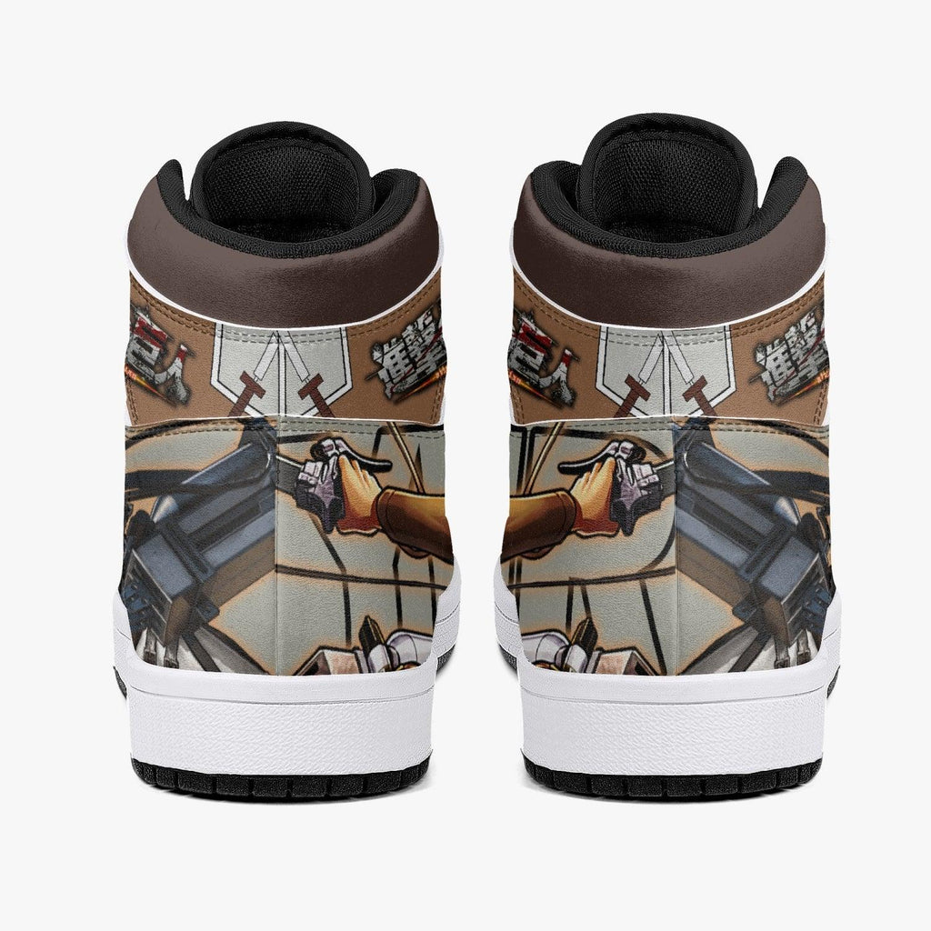 Morukai "Ymir Training Corps Shingeki no Kyojin Mid 1 Basketball Shoes