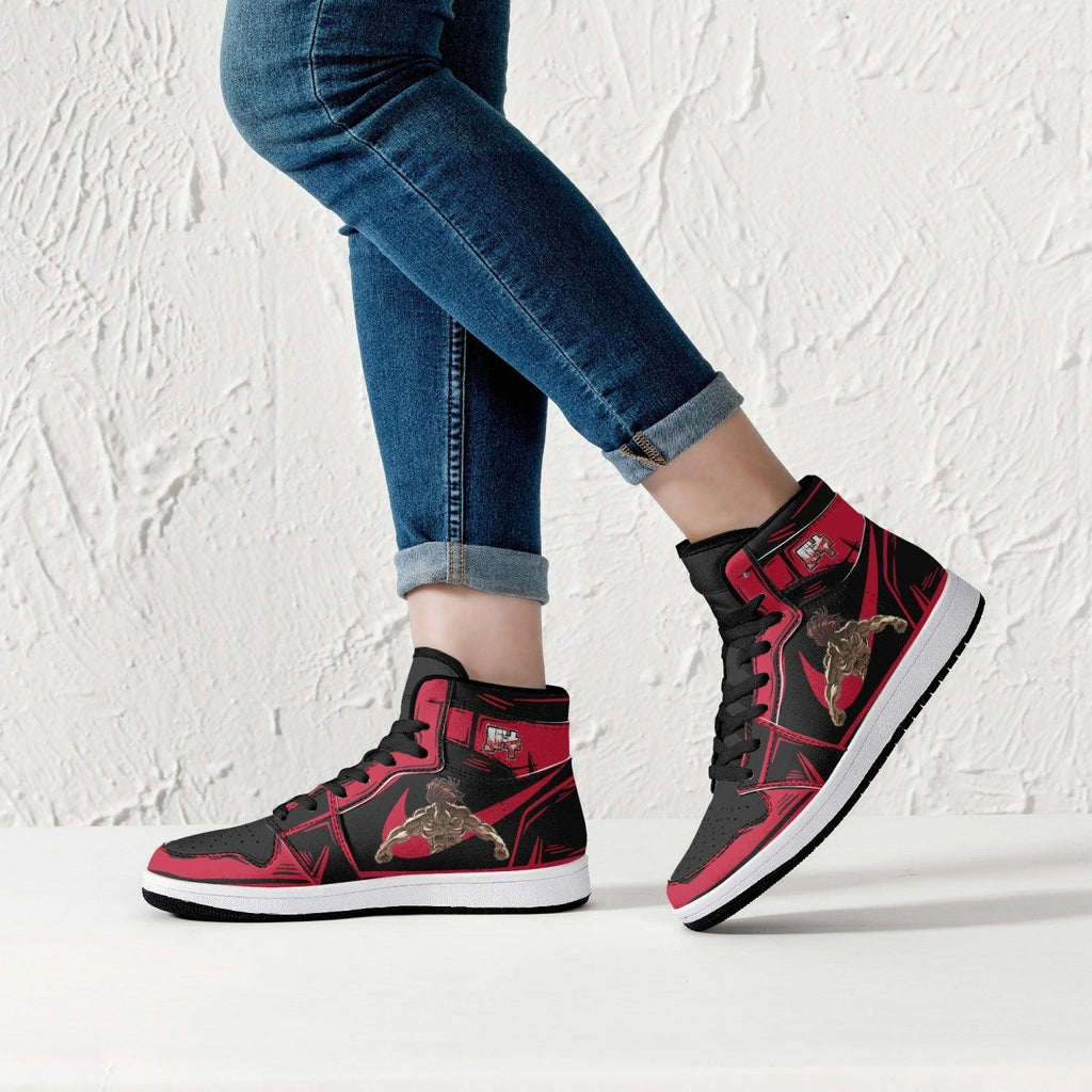Morukai "Yuujirou Hanma Baki Mid 1 Basketball Shoes