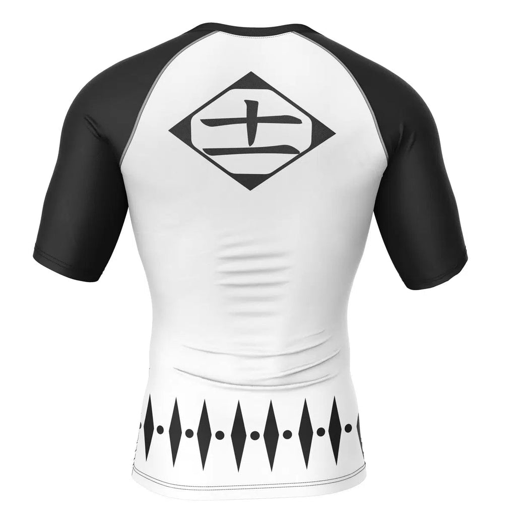 Morukai "Zaraki Kenpachi Bleach Short Sleeve Rash Guard Compression Shirt