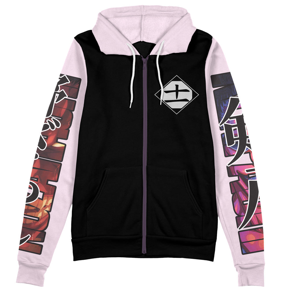 Morukai "Kenpachi Zaraki" Bleach Streetwear Zip Hoodie Jacket