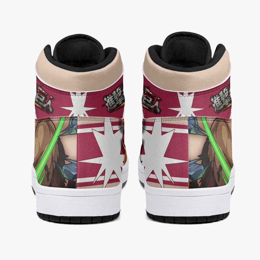 Morukai "Zeke Yeager Beast Titan Shingeki no Kyojin Mid 1 Basketball Shoes
