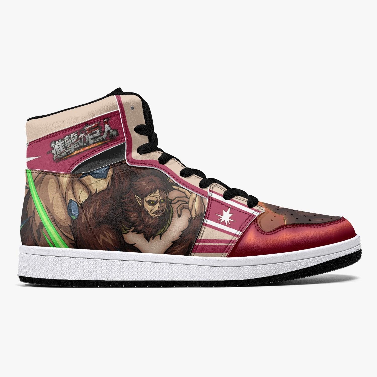 Morukai "Zeke Yeager Beast Titan Shingeki no Kyojin Mid 1 Basketball Shoes