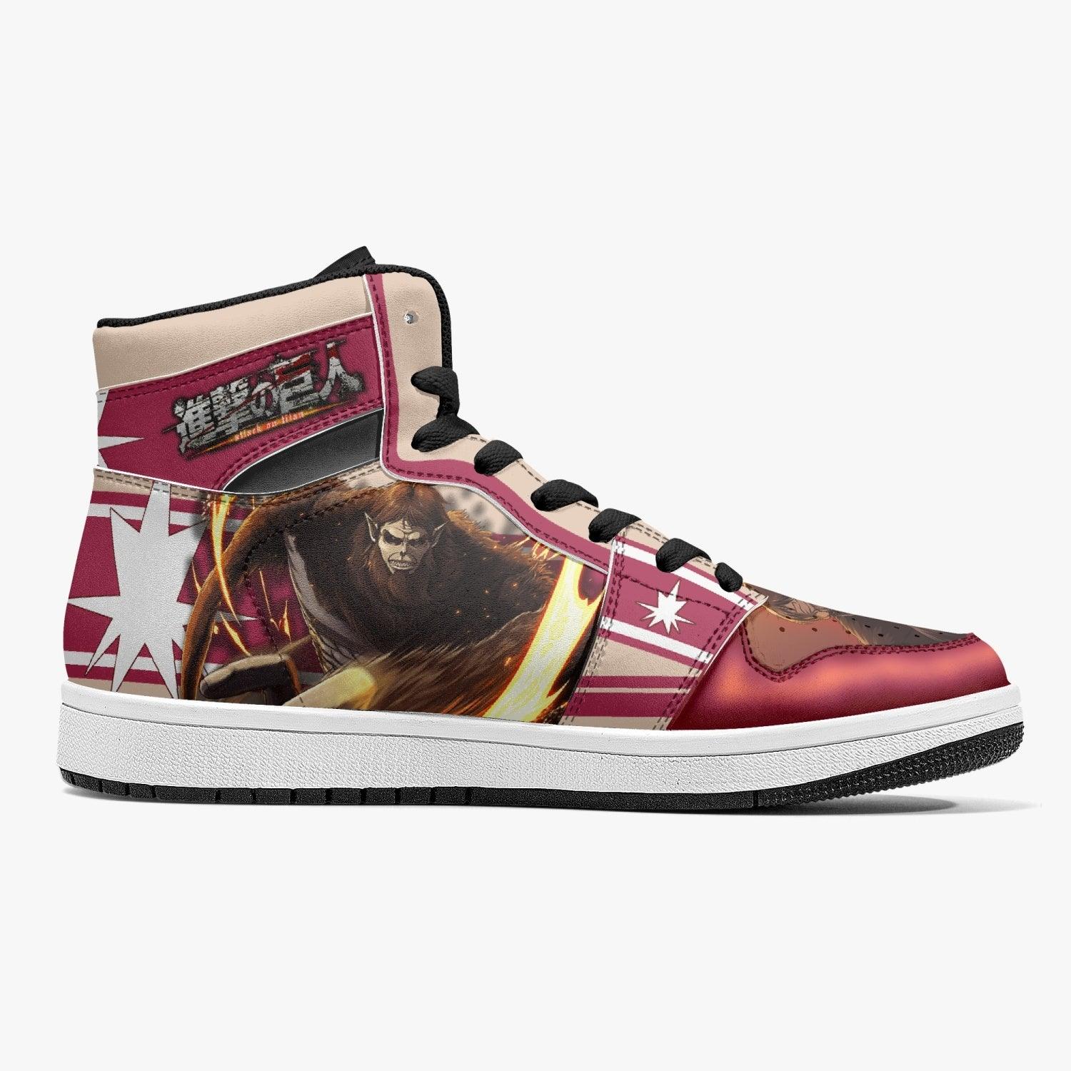 Morukai "Zeke Yeager Beast Titan Shingeki no Kyojin Mid 1 Basketball Shoes
