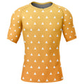Morukai "Zenitsu Agatsuma" Demon Slayer: Kimetsu no Yaiba Short Sleeve Rash Guard Compression Shirt