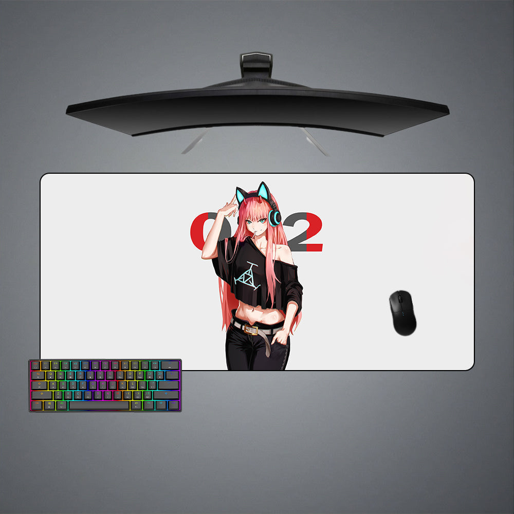 Morukai "Zero Two" Darling in the Franxx Gaming Mouse Pad