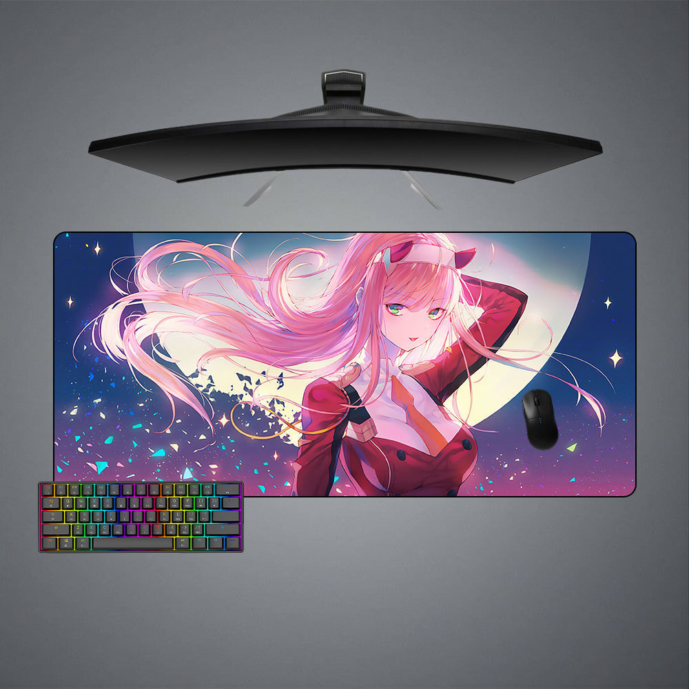 Morukai "Zero Two Moon" Darling in the Franxx Gaming Mouse Pad